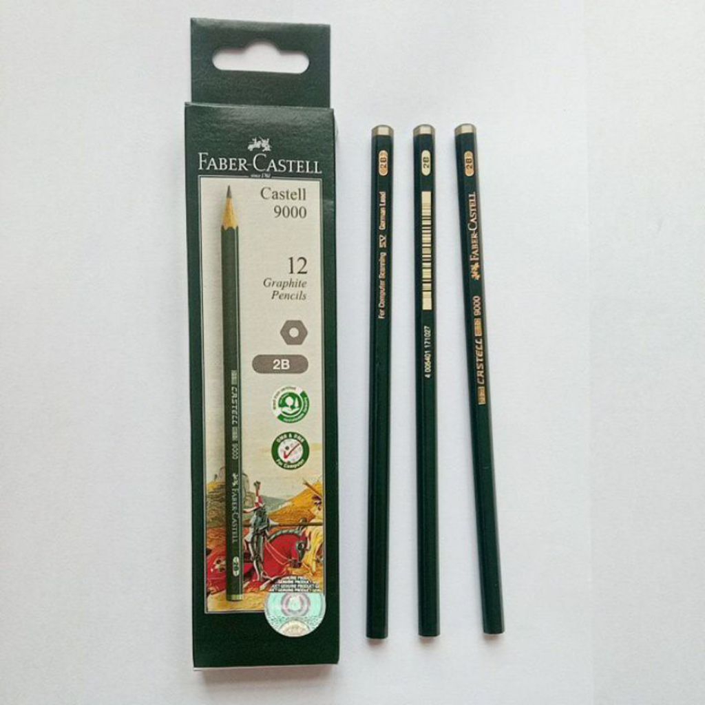 

FABER CASTELL PENSIL 9000-2B PACK