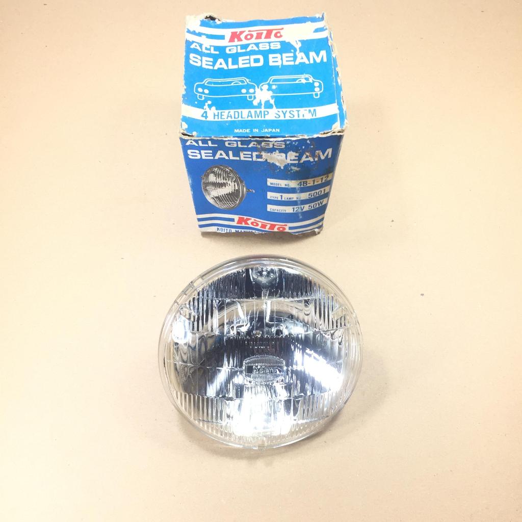 Lampu Sealed Beam 5" 12V 50W Kaki 2 Koito Japan (Original)