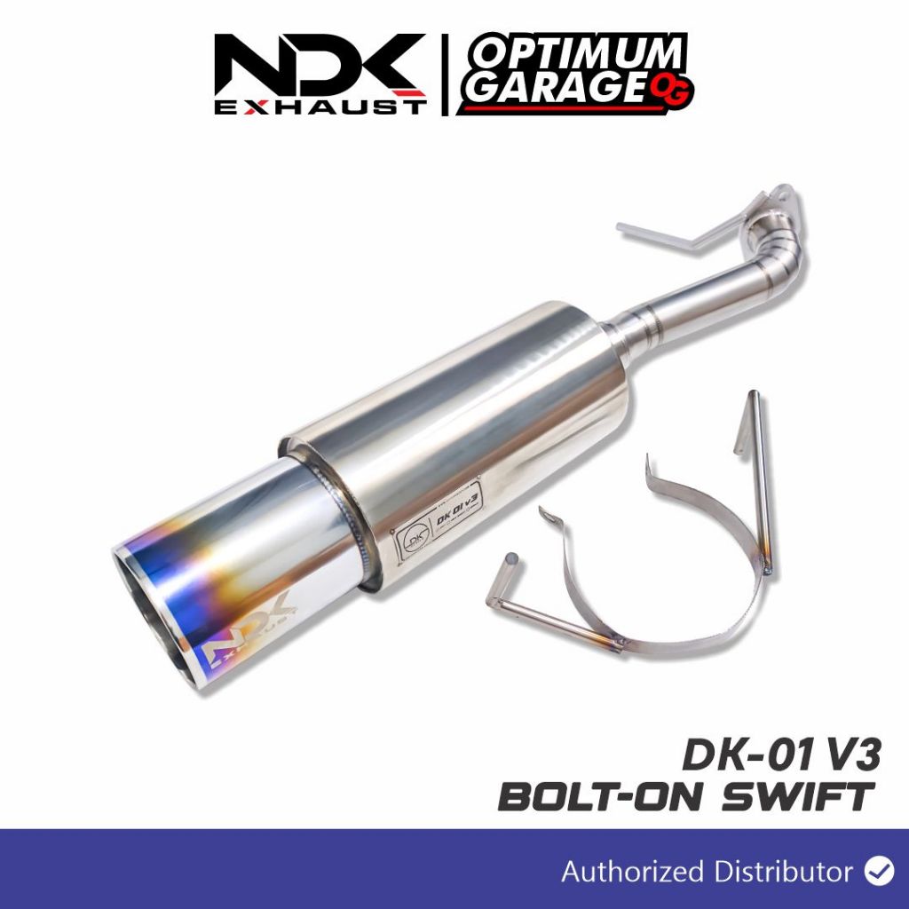 KNALPOT MOBIL NDK EXHAUST MUFFLER DK-01V3 BOLTON SWIFT