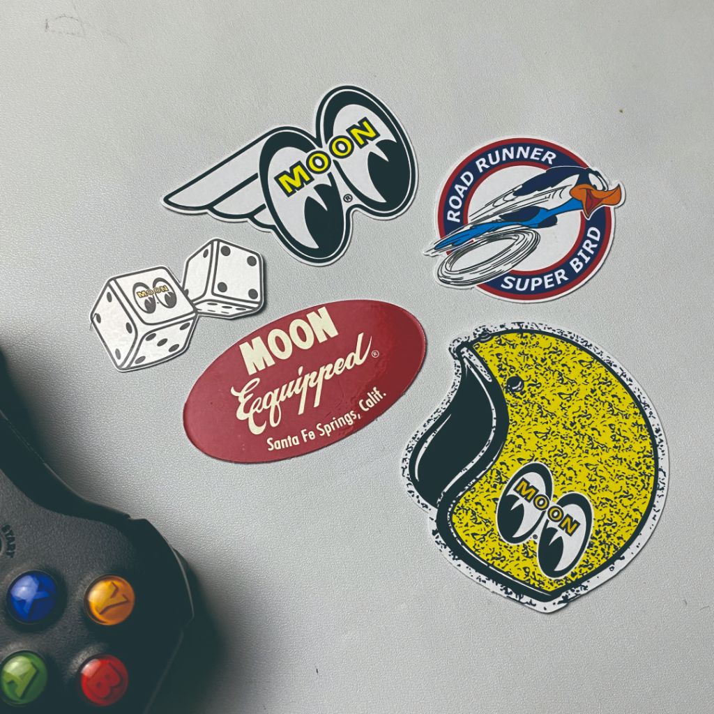 

STICKER PACK DIE CUTVINYL LAPTOP HELM KOPER DLL MOON EYES DAN KARAKTER LAINNYA