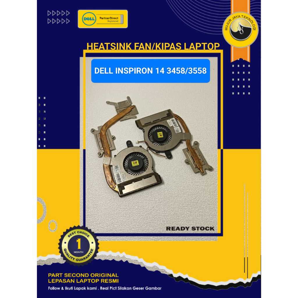 Fan HSF Heatsing GPU  Kipas Laptop DELL lnspiron 14 3452 3568 3458 3558 06KRRC 6KRRC