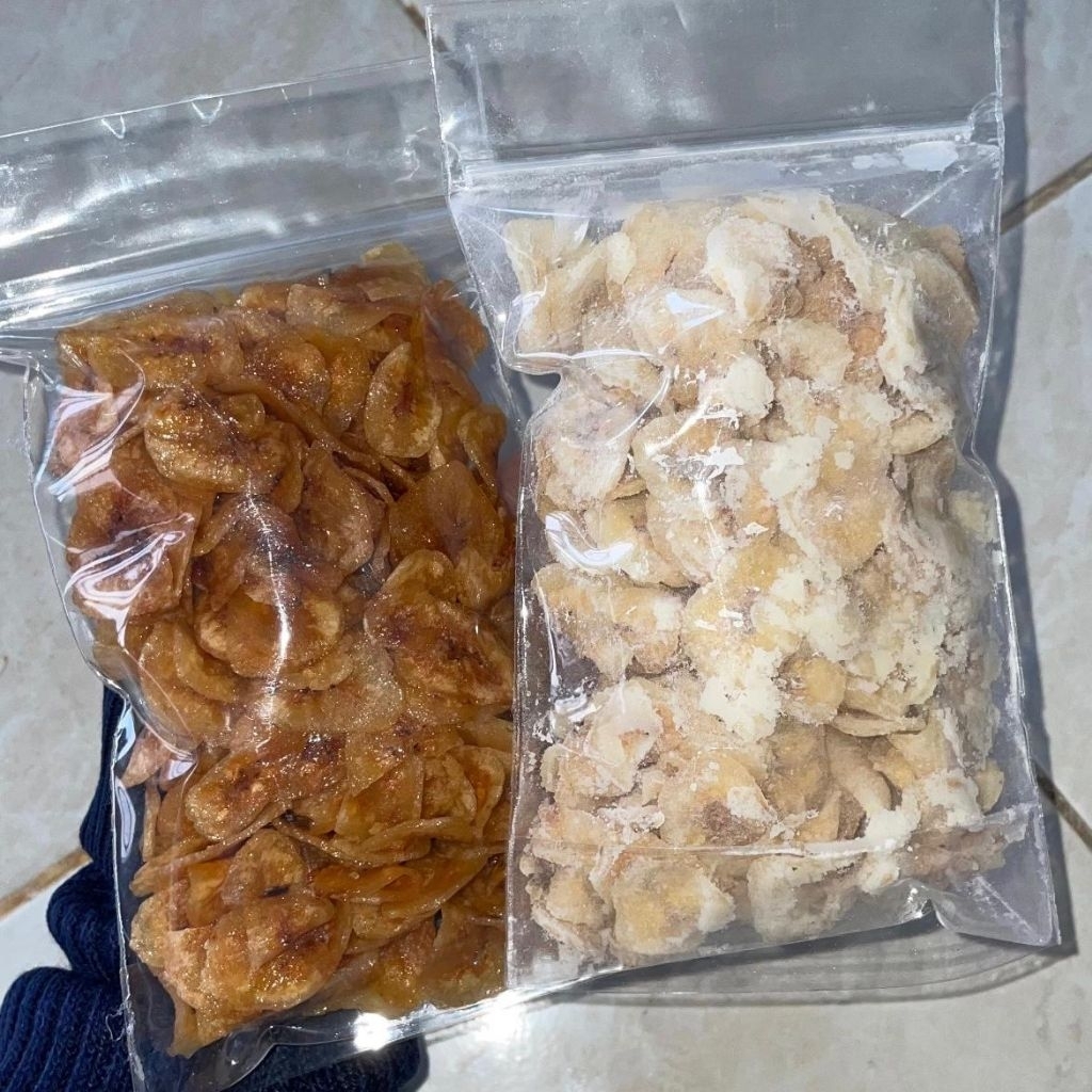 Kripik Pisang Manis Gula Merah | Gula Salju | Pouch