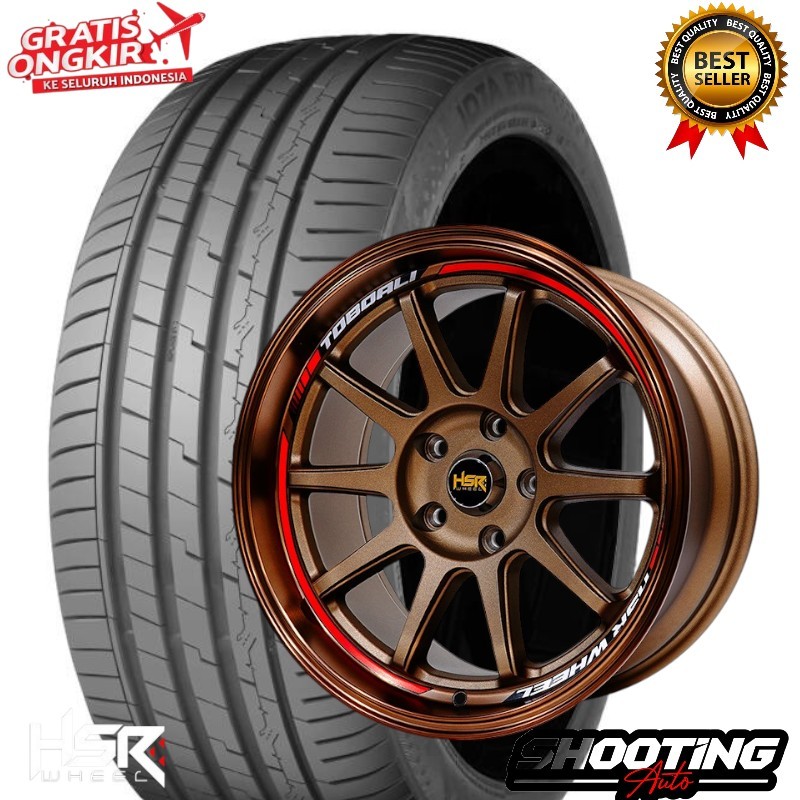 PAKET VELG PLUS BAN HSR TOBOALI RING 17 UNTUK MOBIL CRV INNOVA ZENIX XPANDER  XTRAIL DLL