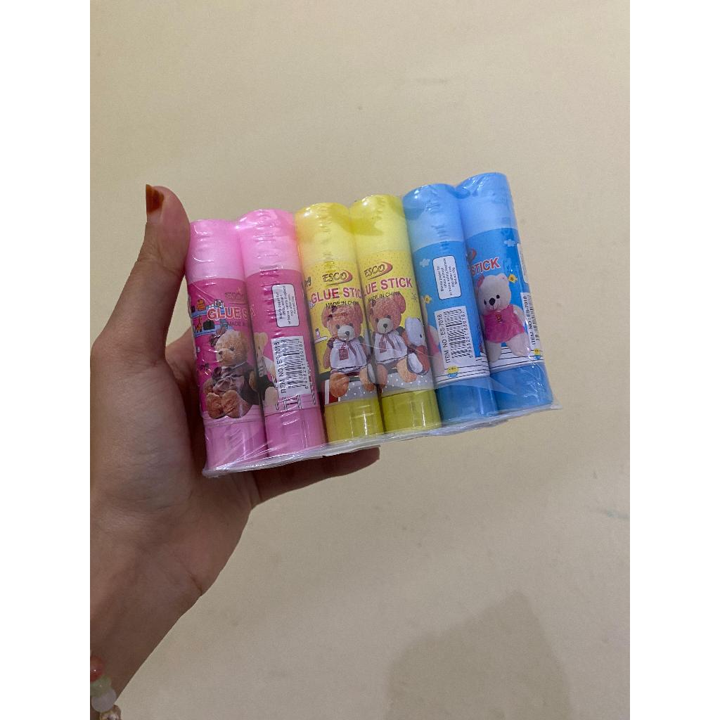 

GB (ISI 24 PCS) LEM GLUE STIK 10 GRAM/LEM STICK/LEM MURAH/LEM FANCY/GLUE STIK FANCY