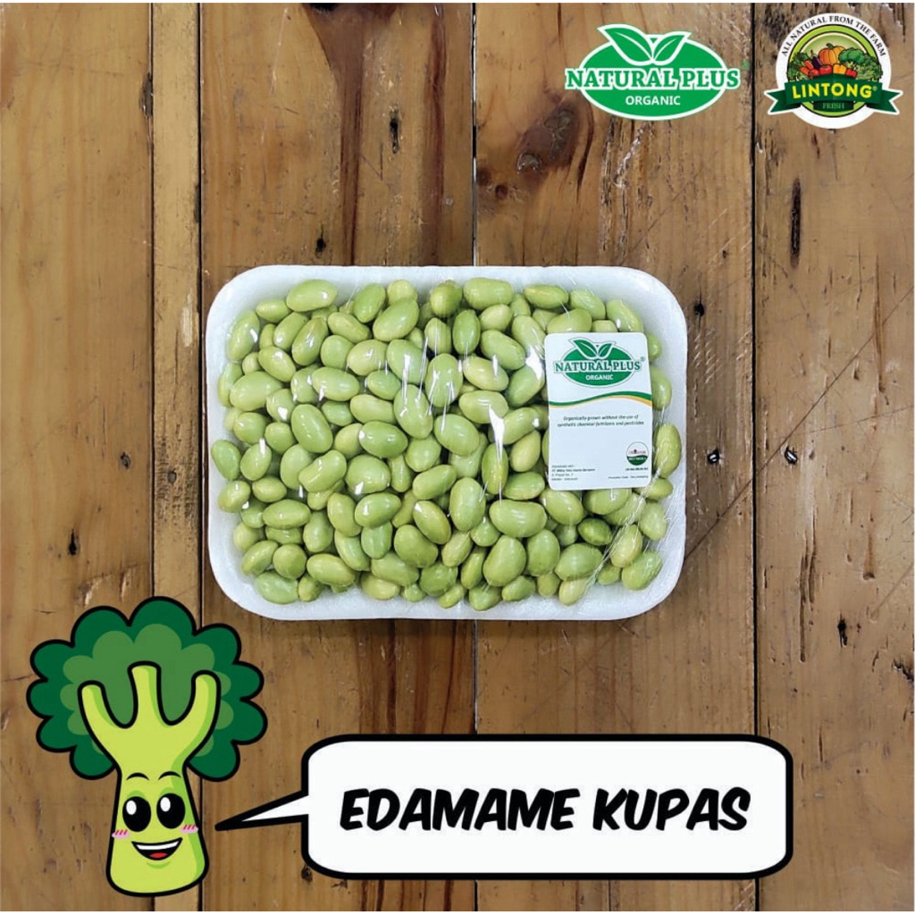Edamame Kupas Natural Plus Organik