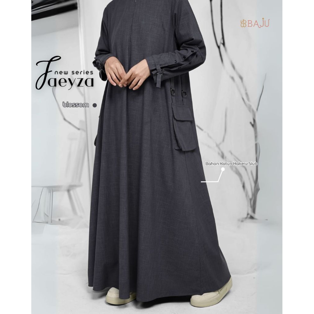 Faeyza Gamis Aja | Gamis Katun Premium | Gamis casual
