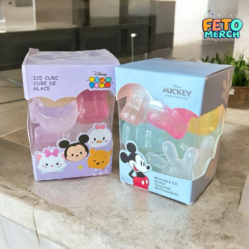 MINISO DISNEY REUSABLE ICE CUBE ES BATU RAMAH LINGKUNGAN MICKEY MOUSE TSUM TSUM
