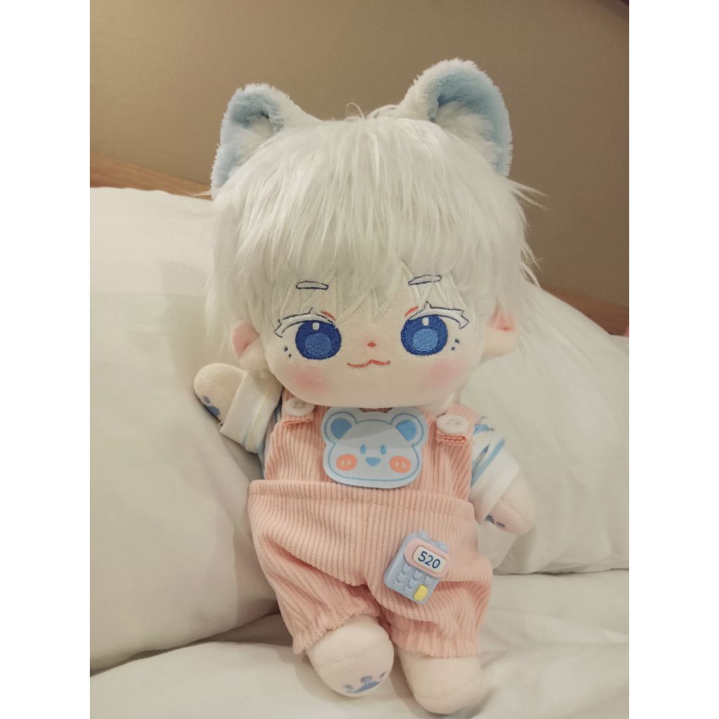 READY STOK Gojo Salt Mist Kitten versi SP doll 20cm ( izin tag : Anime Genshin nct seventeen enhypen
