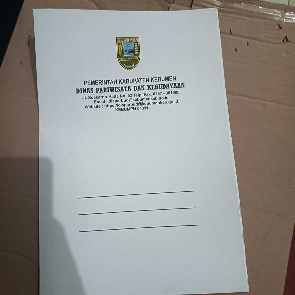 

JUAL MAP PUTIH KOP DISPARBUD