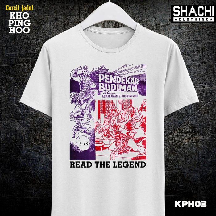 T Shirt Kaos Komik Cersil – KHO PING HOO – KHO PING HO – Cerita Silat Jadul Premium Cotton Combed 24