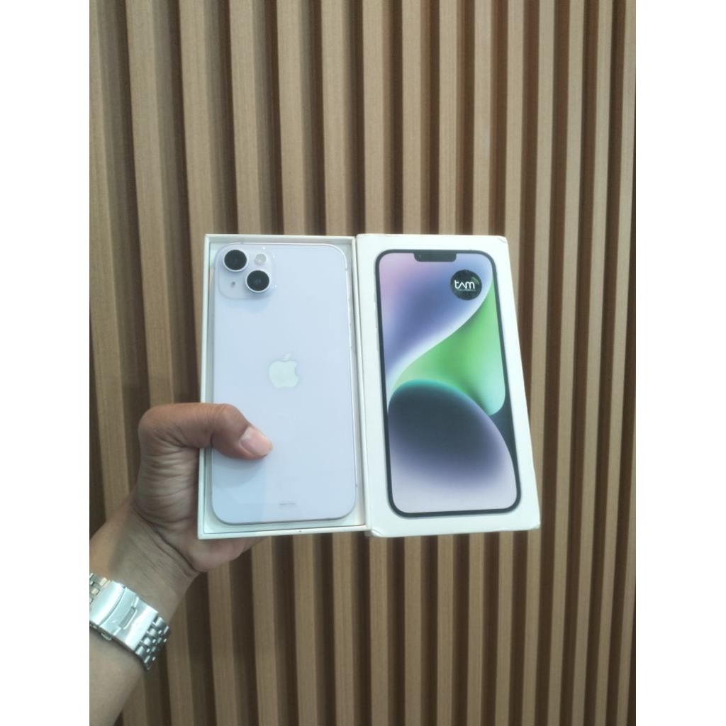 iphone 14plus 128gb iBox fullset Ori second like new mulus no minus