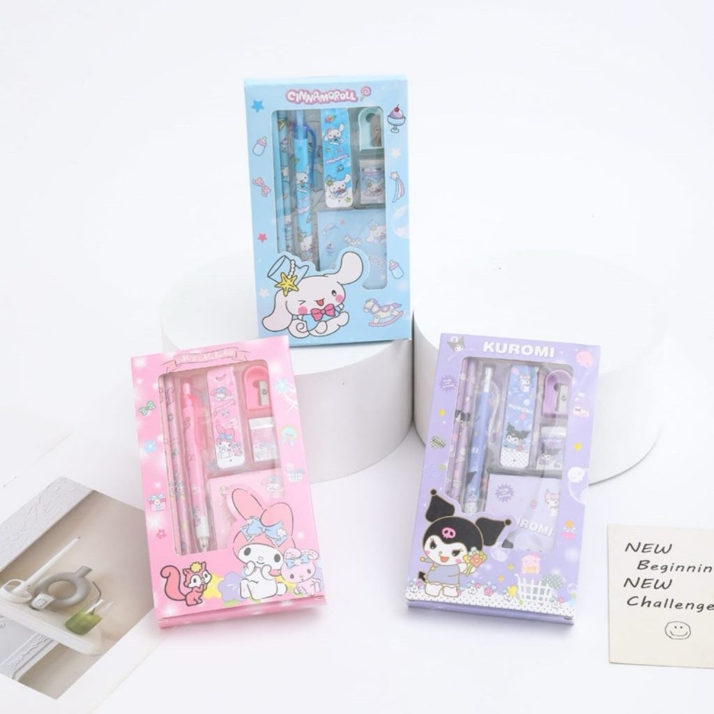 

RY - SET ALAT TULIS SANRIO 7IN1