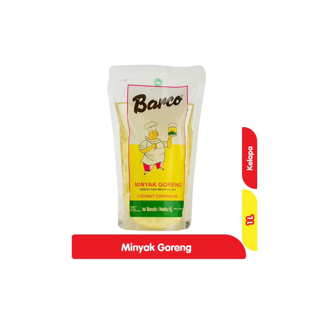 

Barco Minyak Goreng Kelapa Pouch 1L