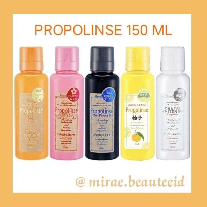 Propolinse Mouth Wash / Obat Kumur 150 ml Original Jepang Obat Kumur