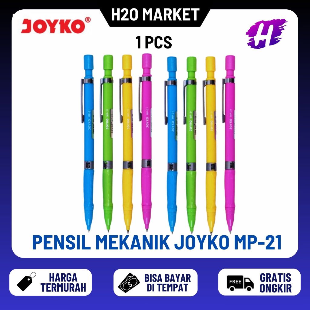 

Pensil Mekanik Joyko MP-21 / 2.0 mm Mechanical Pencil (1 Pcs)