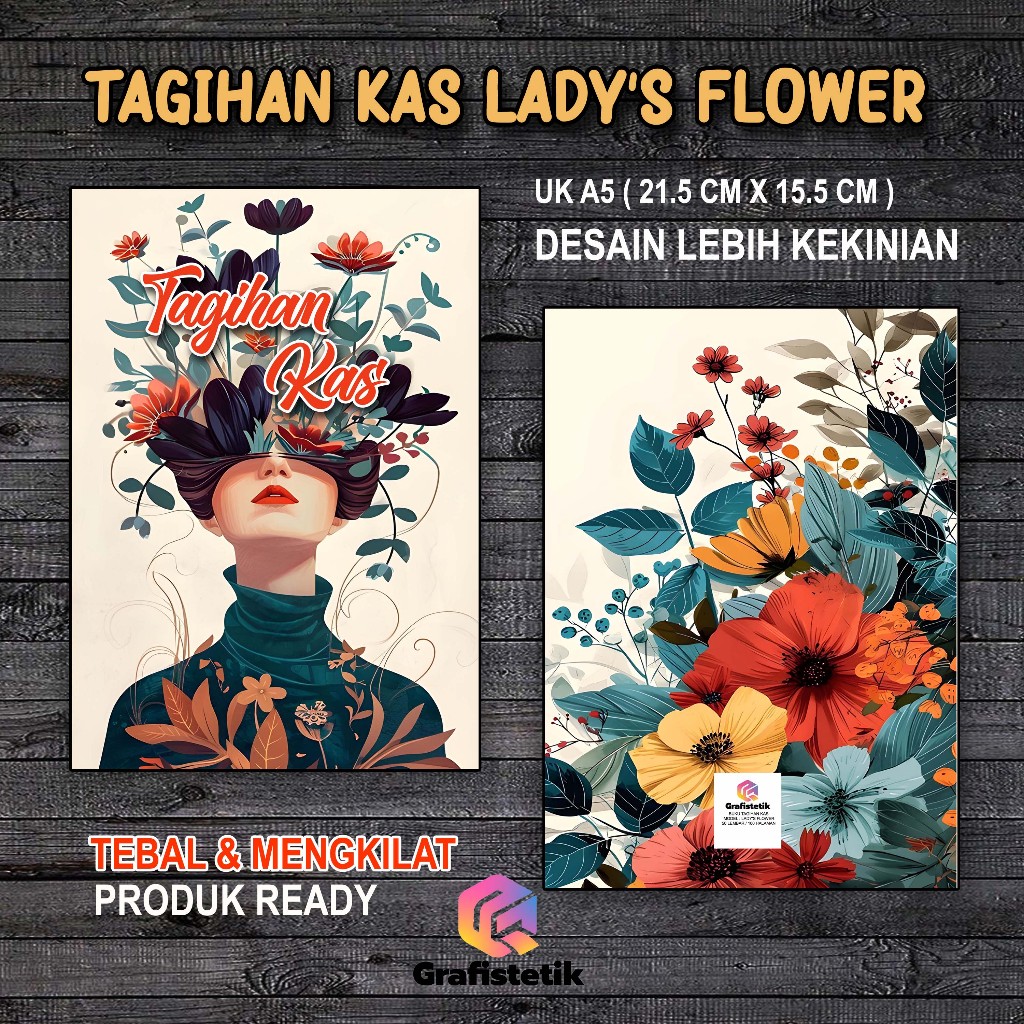 

BUKU TAGIHAN KAS LADY'S FLOWER BY GRAFISTETIK