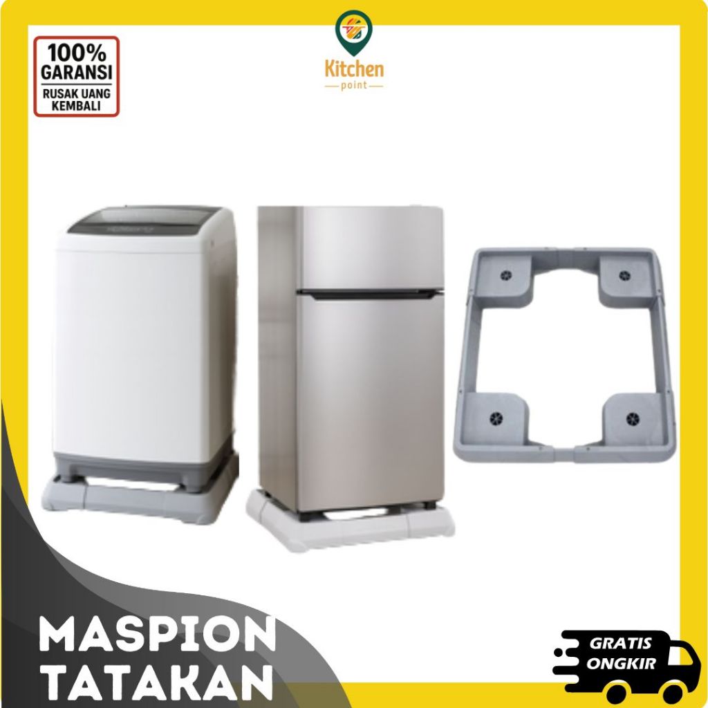 Maspion Tatakan Dudukan Kulkas dan Mesin Cuci Maspion Multi Purpose Base MB001BS - KP