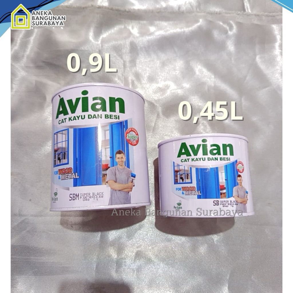

Cat minyak untuk kayu besi AVIAN Paint meni 0.5kg 1kg