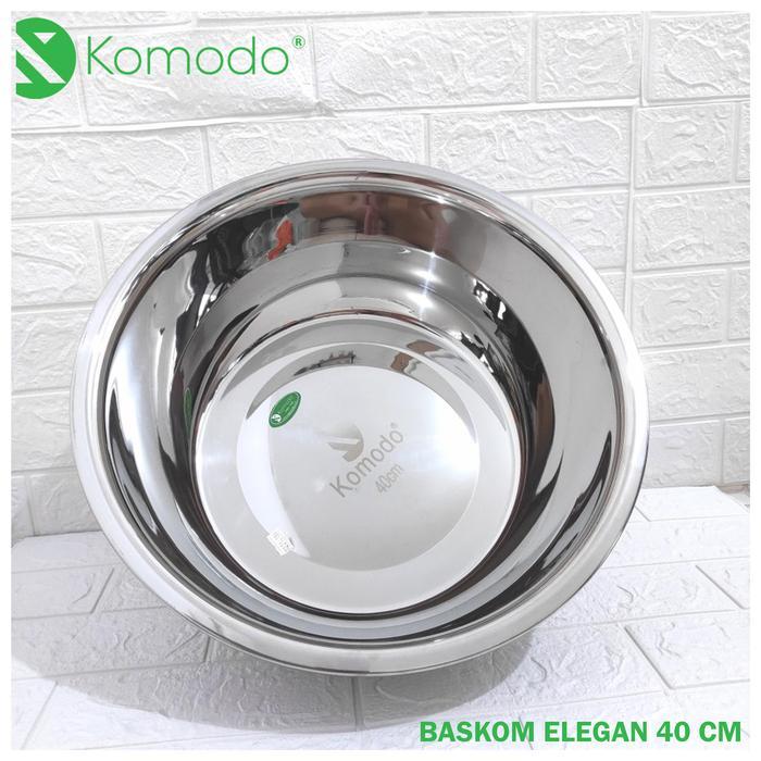 BASKOM ELEGANT KOMODO 40 CM STAINLESS TEBAL
