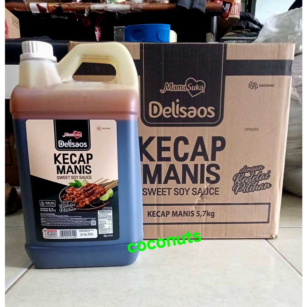 

Mamasuka Delisaos Kecap Manis ala Resto Jerigen 5.7 Kg