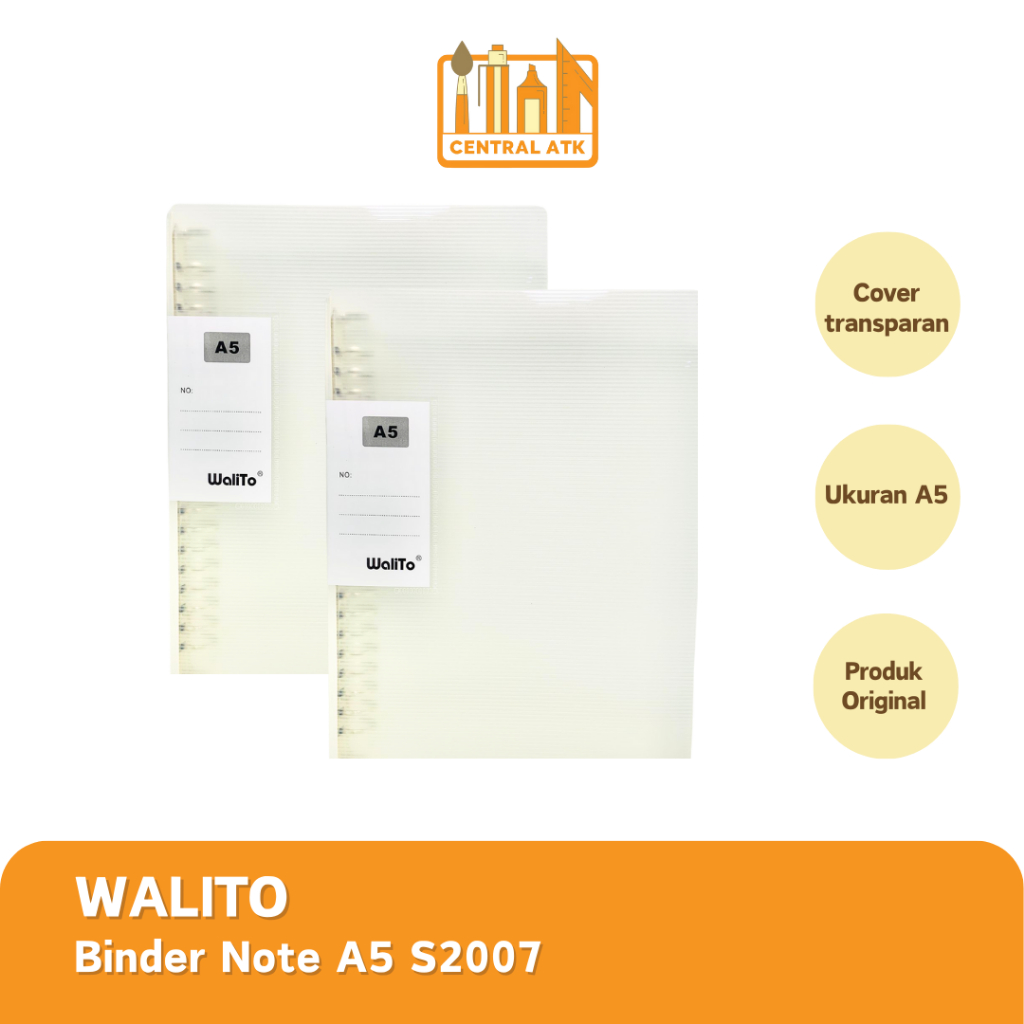 

BINDER WALITO A5 TRANSPARAN S2007 (1 PCS) MURAH