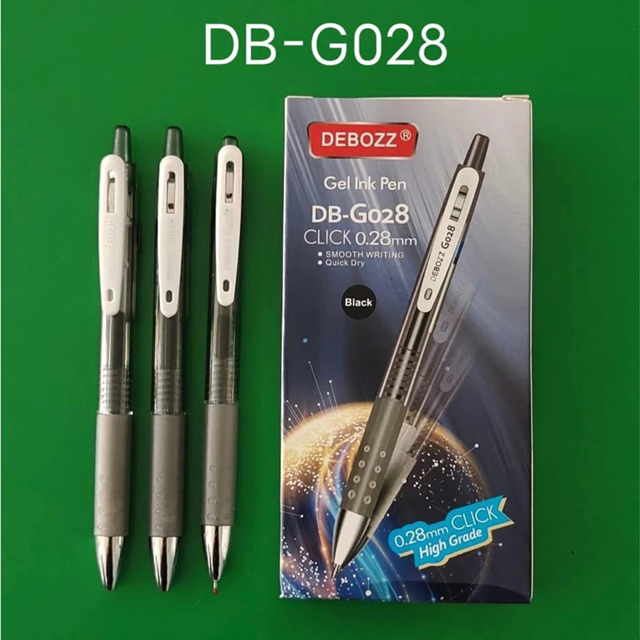 

Pulpen Gel 0.28mm DEBOZZ Gel Ink Pen DB-G08 (12pc)