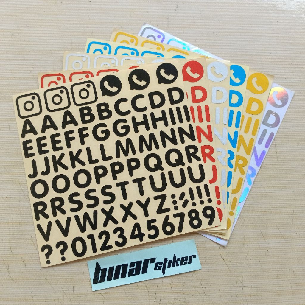 

STIKER CUTTING ABJAD ANGKA