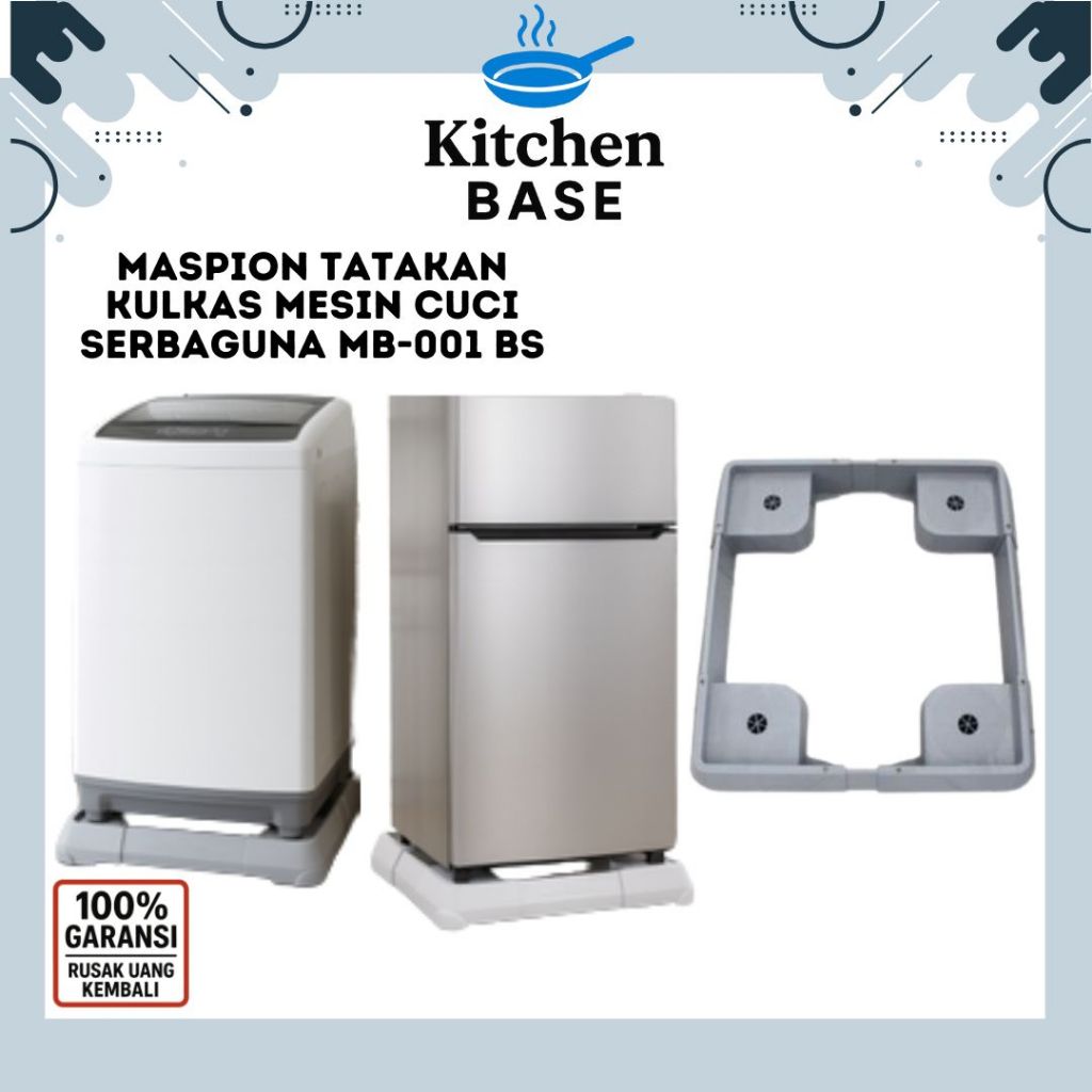 Maspion Tatakan Dudukan Kulkas dan Mesin Cuci Maspion Multi Purpose Base MB001BS - KB