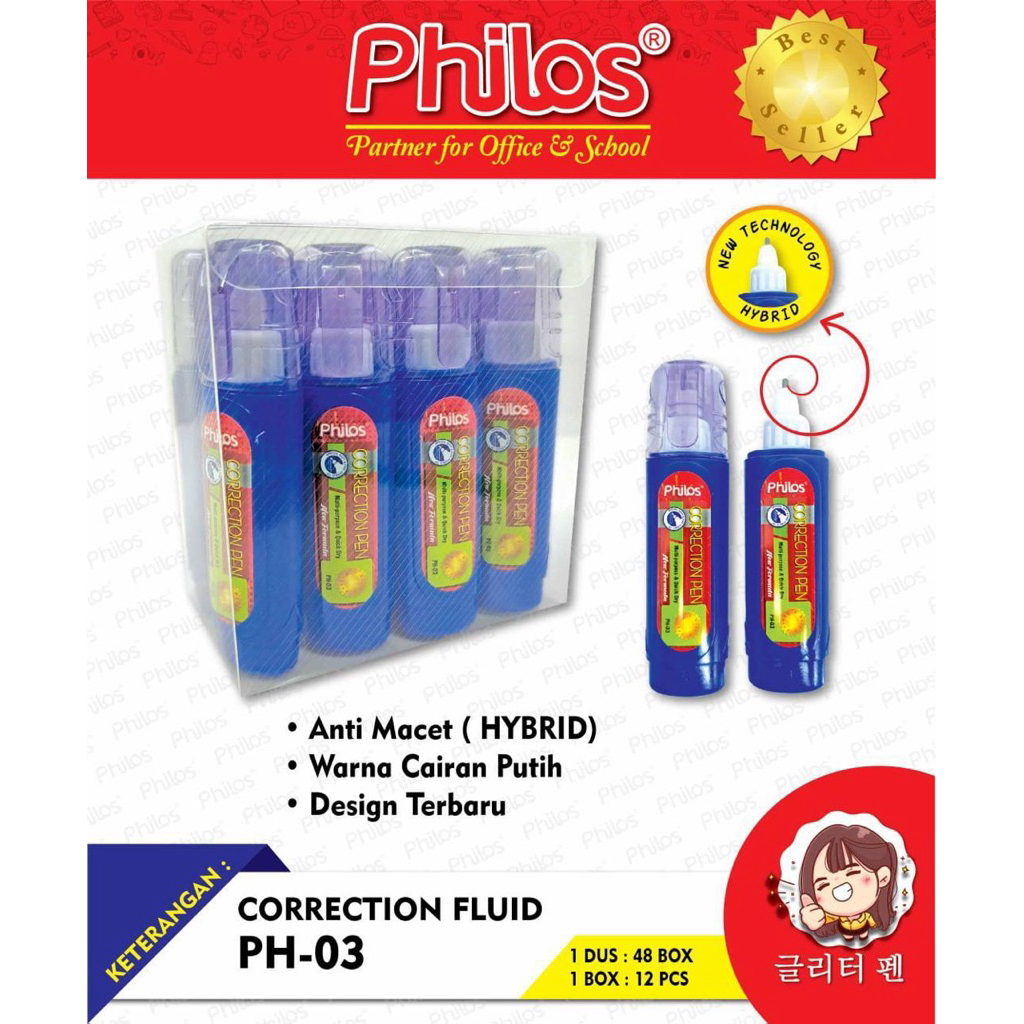 

TIP EX BESI PHILOS HARGA PERLUSIN 12 PCS