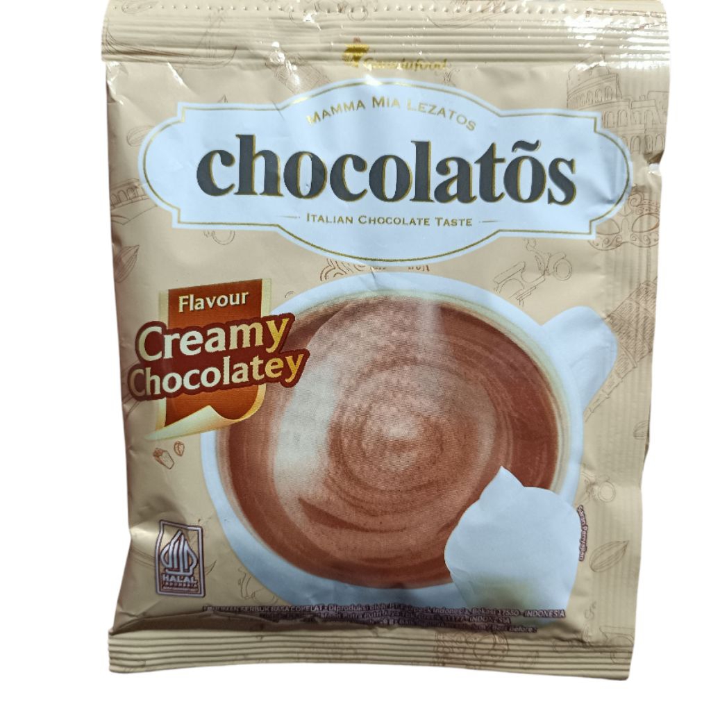 

Minuman Chocolatos Rasa Creamy Chocolatey 26gr Coklat Kental Cokelat
