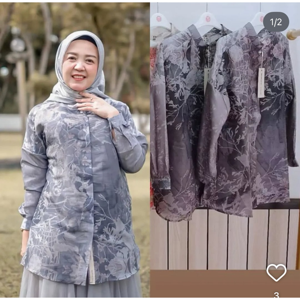 BUTTON SCARVES x RIA MIRANDA - VALVIA TOP MIDNIGHT | SIZE XS S | NEW = BARU | RM BEST SELLER