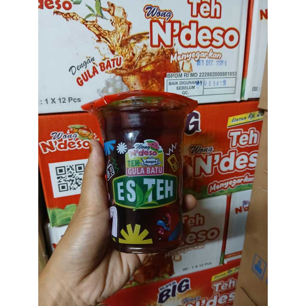 

Teh WONG NDESO DUS isi 12 gelas @380ml