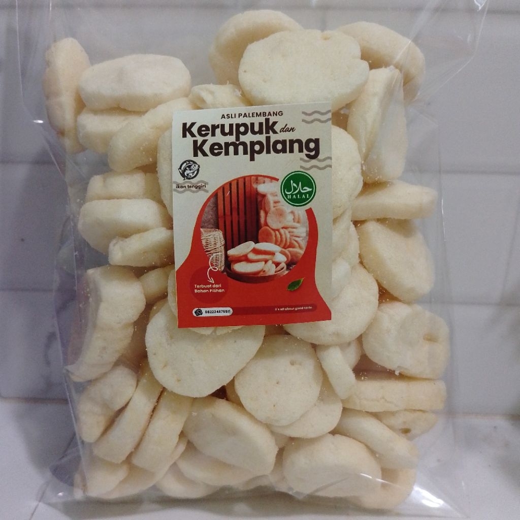 

Kerupuk Kemplang Mini Super ikan tenggiri Khas Palembang (100gr)