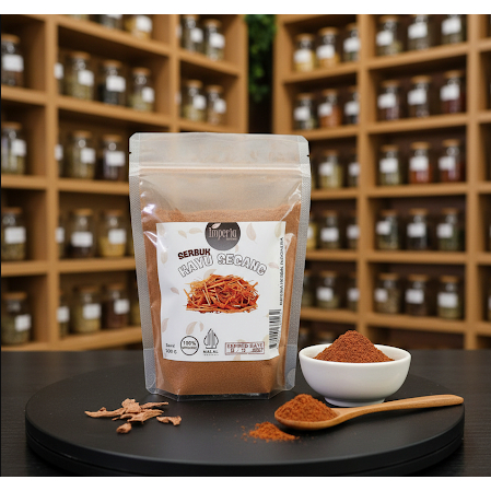 

Kayu Secang Serbuk Herbal 100 Gram – Minuman Sehat Alami Penambah Energi dan Imun Imperia Herbal