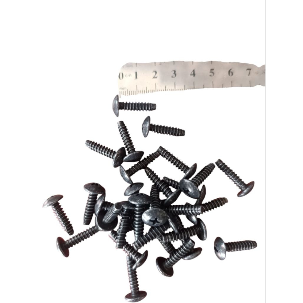 BAUT ULIR SEKRUP M5X20MMM HITAM PAKET 200PCS