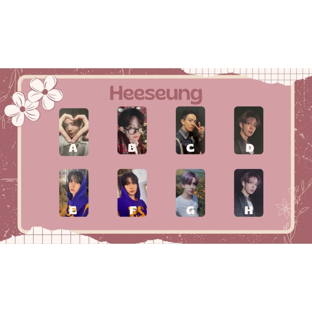 PC Unofficial Heeseung Enhypen