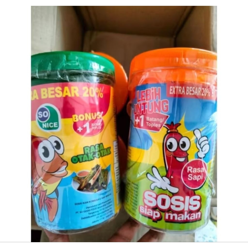 

so nice sapi / so nice ayam / so nice otak otak 25 pcs x 21 gram