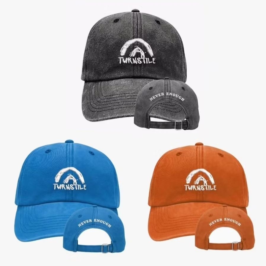 TURNSTILE - NEVER ENOUGH DAD HAT // TOPI TURNSTILE // POLOCAP TURNSTILE