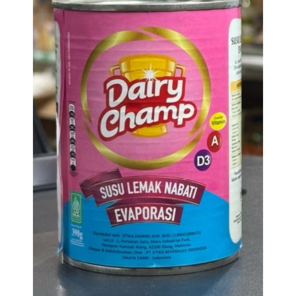 

susu evaporasi dairy champ