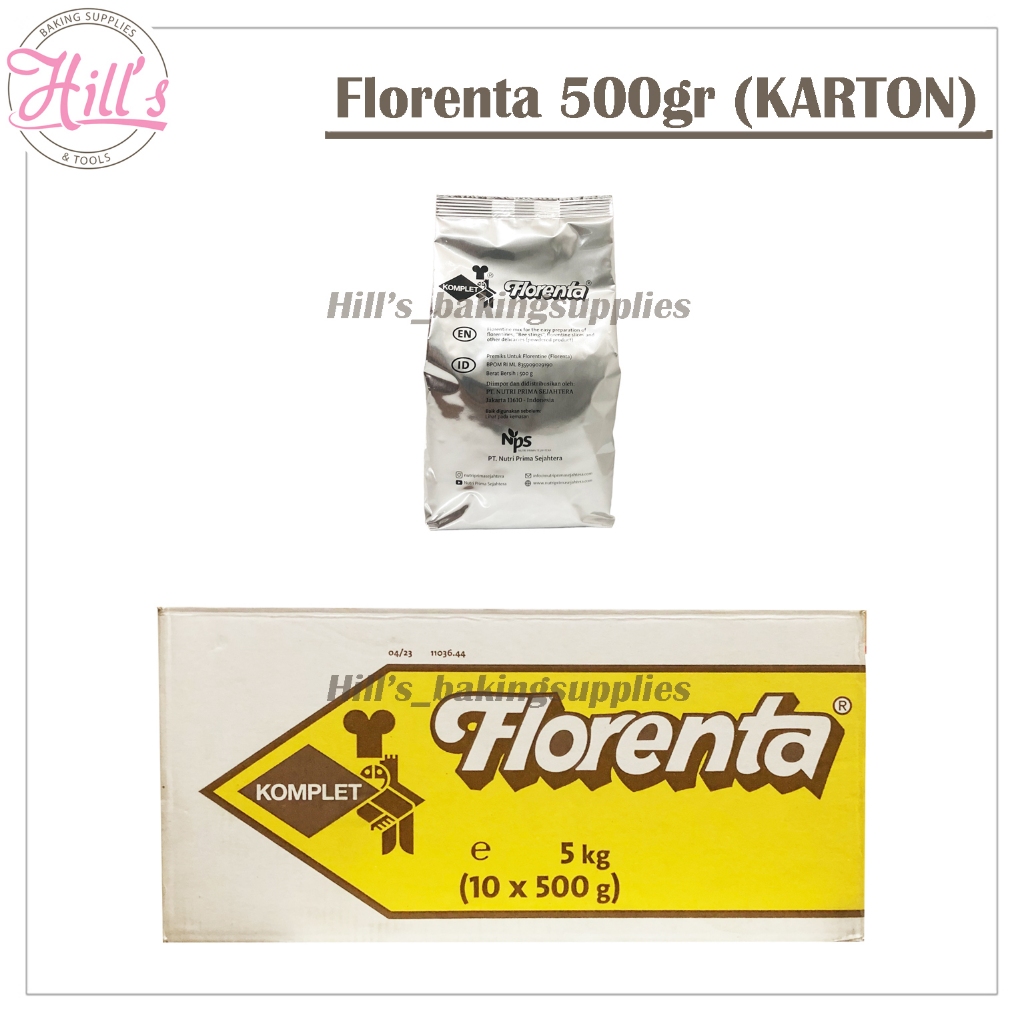 

( KARTON ) TEPUNG FLORENTA 500 gr / FLORENTINE POWDER PREMIX FLOUR 500gr HARGA DUS