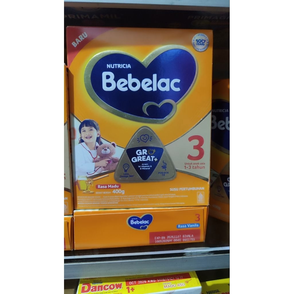 

BEBELAC 3 400g Madu/Vanila