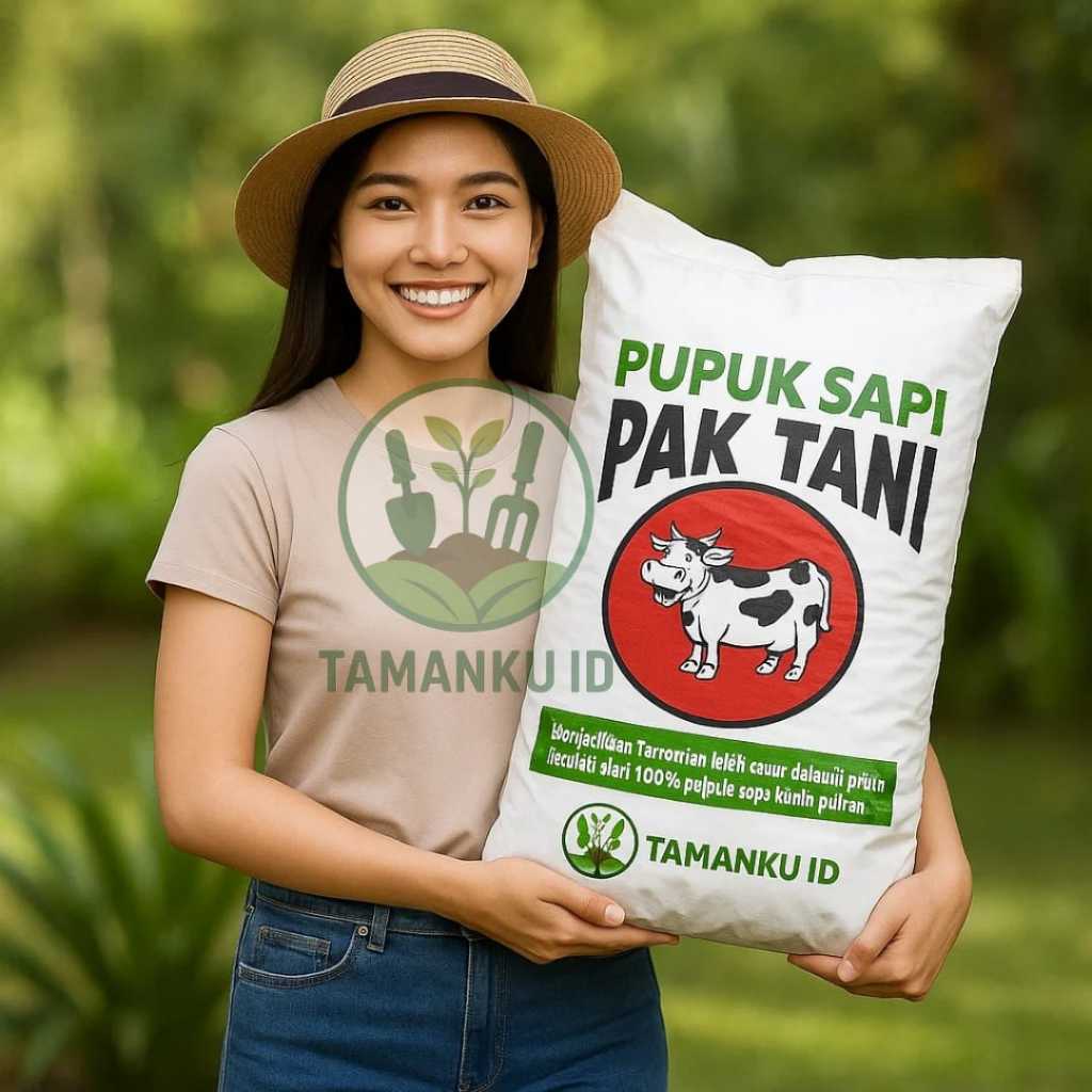 PUPUK KANDANG SAPI PAK TANI ORGANIK 1 Karung | Pupuk Tanaman & Media Tanam | TAMANKU ID
