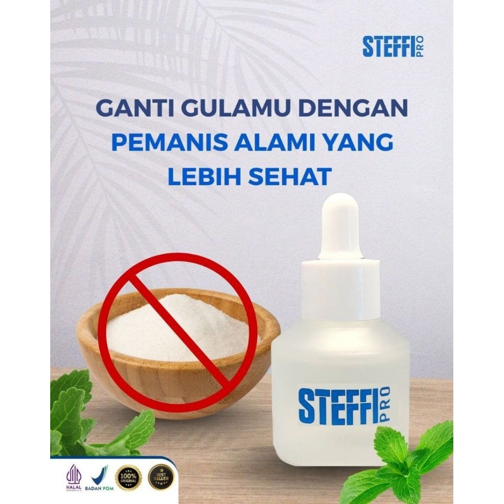 

STEFFI PRO – Pemanis Alami Stevia, 0 Kalori, Cocok untuk Diet, Diabetes & Hidup Sehat