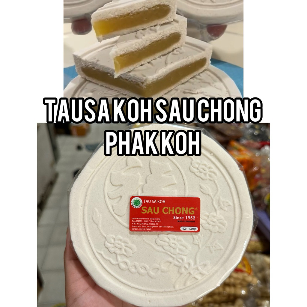 

Kue Bulan Tausakoh / Phak Koh 1 Lapis isi Tausa Sau Chong