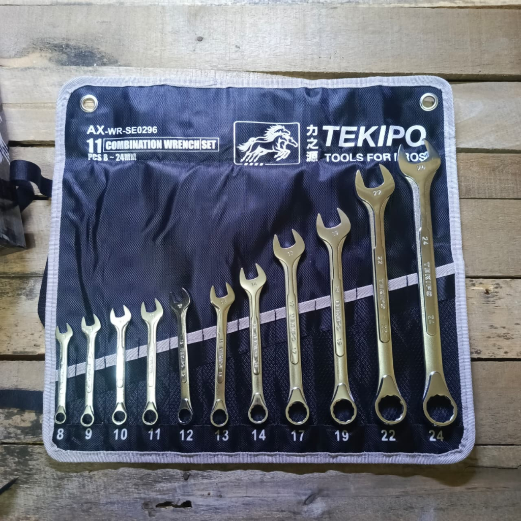 Tekiro kunci ring pas set 11pcs / ring pas 1set 8 - 24mm / konci ring pas 1set / original super kuat