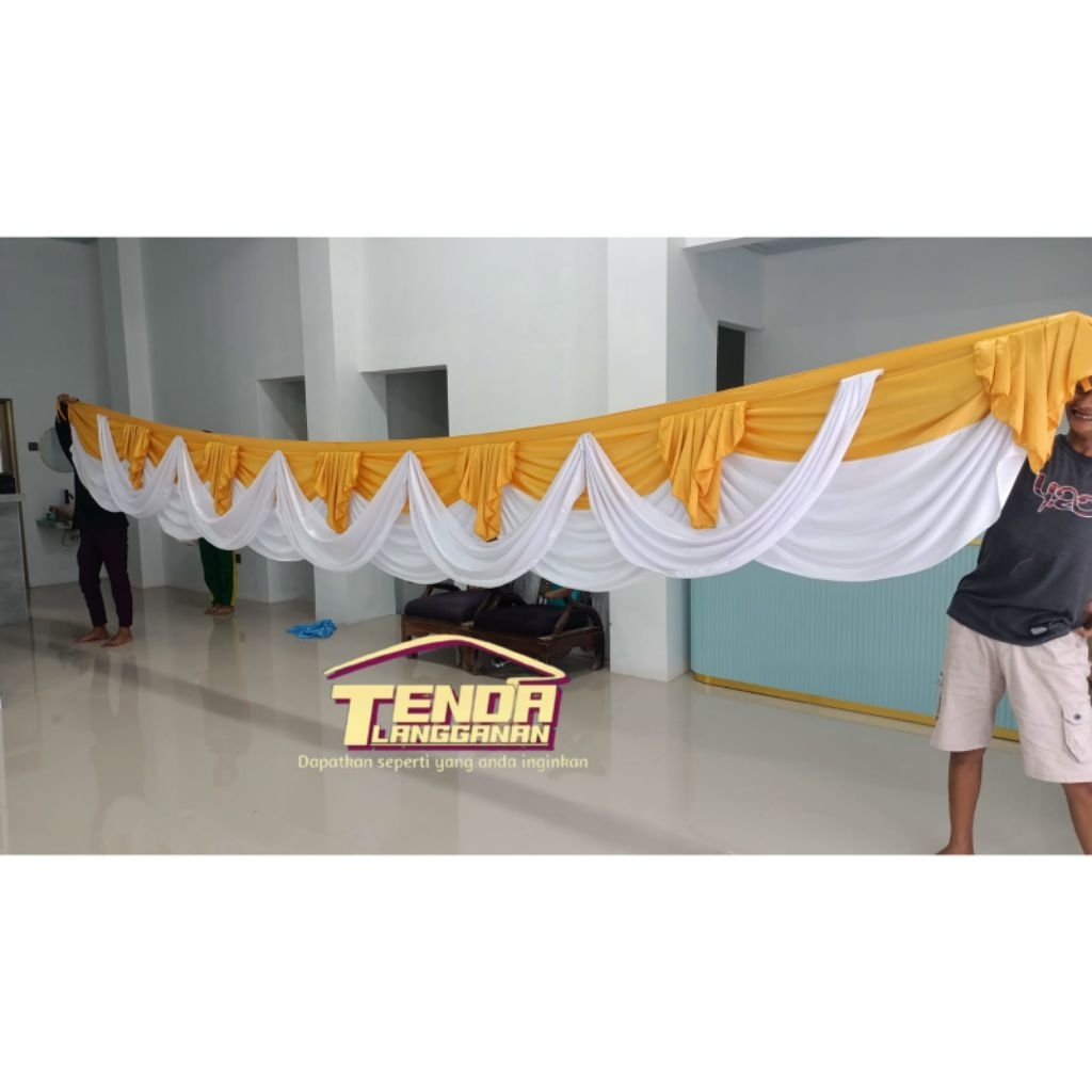 Poni tenda / rumbai tenda selendang mayang