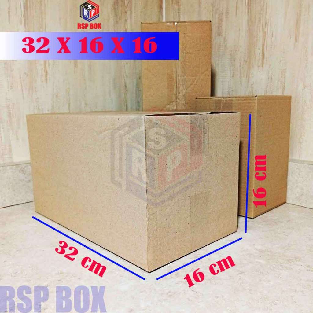 

Kardus packing ukuran 32x16x16 cm karton box murah dus packaging paket