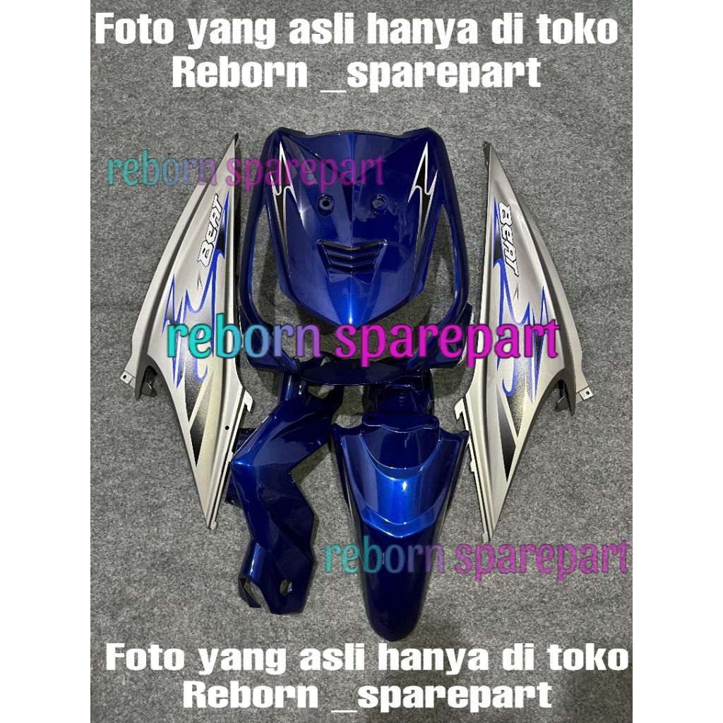 Vietnam style body halus beat karbu 2008-2012 biru candy plus stripping varky - body beat karbu biru