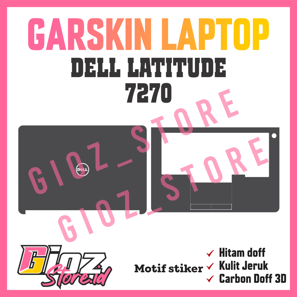 Garskin Laptop Dell 7270 Dell Latitude