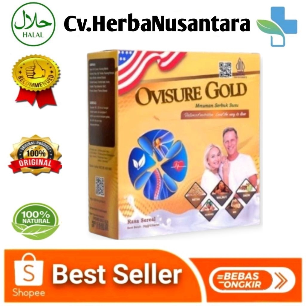 

OVISURE GOLD SUSU VITAMIN SENDI AMPUH BPОМ ASLI 1 BOX